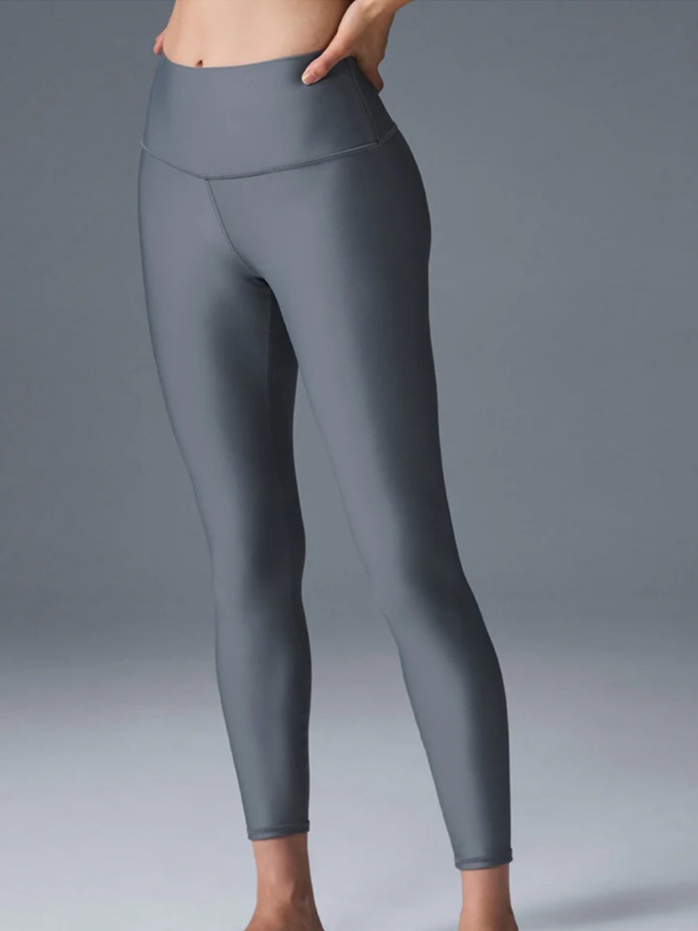 ALO Yoga High-Waist Sculpt Leggings in Slate Gray